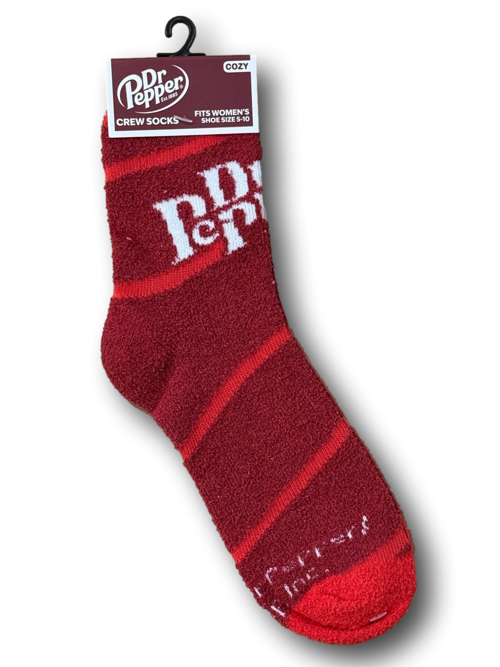 3/$20 Dr. Pepper Soda Cozy Fashion Socks - NWT
